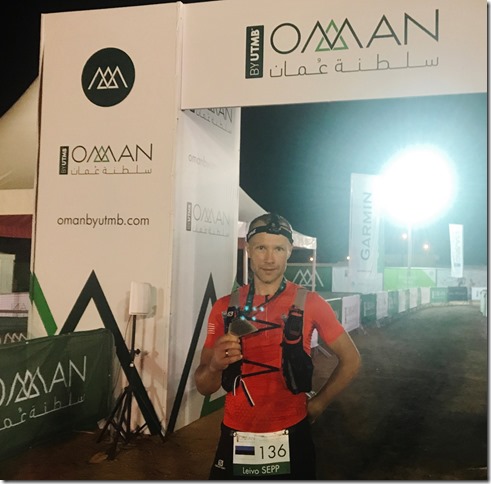 Oman by UTMB 2018 Leivo Sepp finish