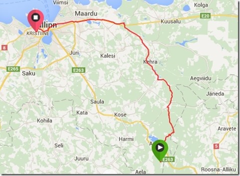 Ratastega Ardu lähedalt Tallinnasse