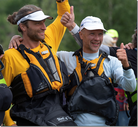 Andres Kaju ja Leivo Sepp Yukon River Quest 715km