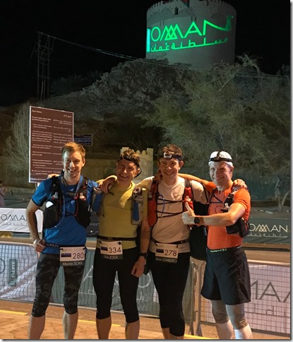 Oman by UTMB 2018 Martin Sokk, Erik Jõgi, Alvar Lumberg, Leivo Sepp