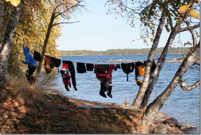Inari järv kajakiga Inari järv kajakiga