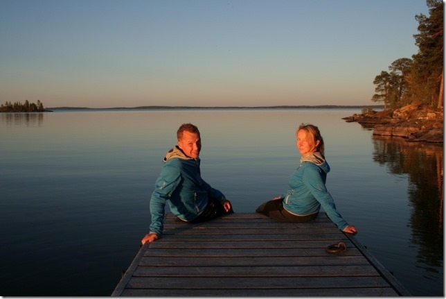 Inari järv kajakiga Inari järv kajakiga