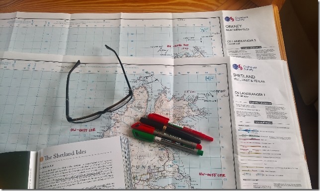 Shetlandi kaart planeerimise töö Shetlandi kaart planeerimise töö